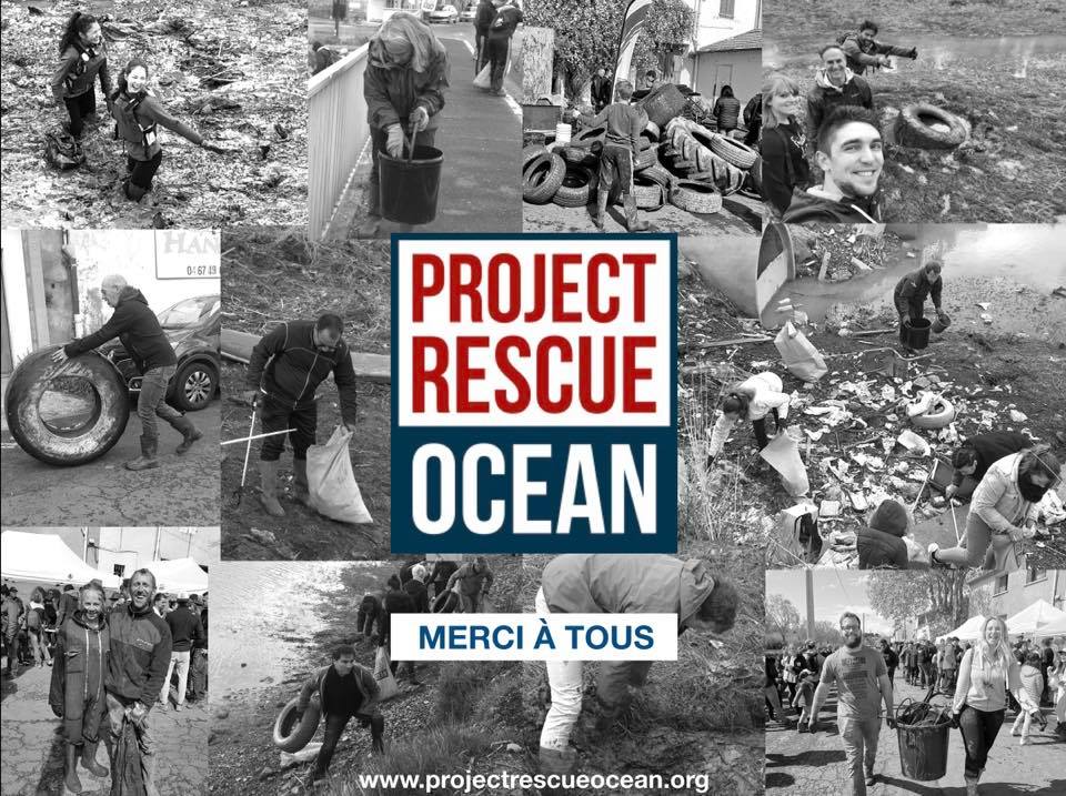 Nettoyage du canalet, portion asséchée du Canal du Midi project rescue ocean en action 1