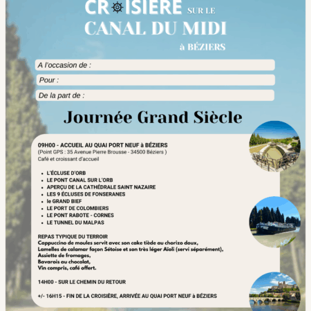 BON CADEAU JOURNÉE GRAND SIÈCLE téléchargeable