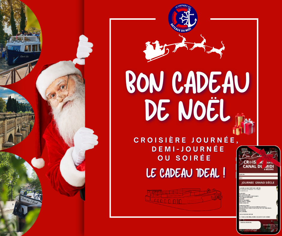 Découvrez nos récits de voyages et les dernières actualités des Bateaux du Midi Post Facebook Bons Cadeaux Noel