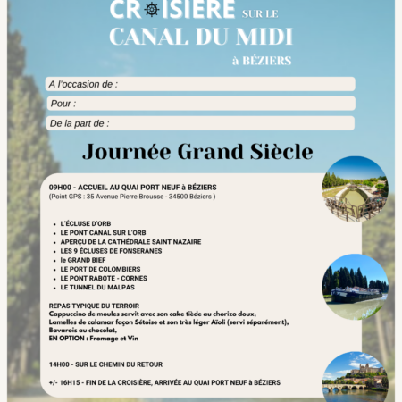 BON CADEAU JOURNÉE GRAND SIÈCLE téléchargeable